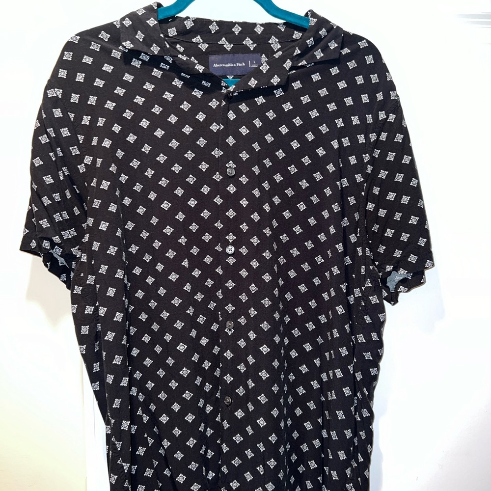 Abercrombie Short Sleeve Button Down Shirt